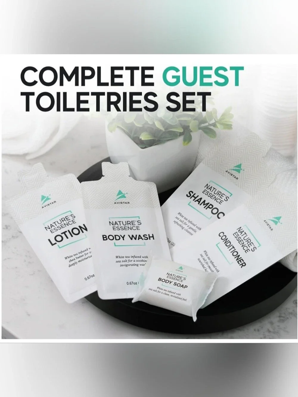 100 Hotel Soap & Bulk Toiletries Packets